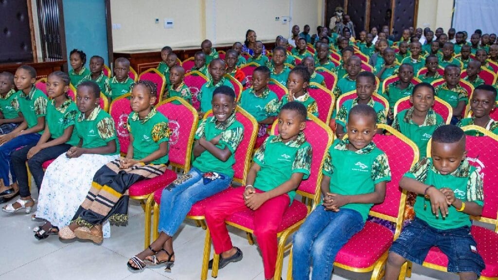 Le capitaine Ibrahim Traoré rencontre les pupilles de la nation